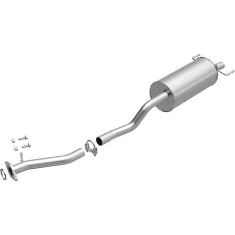 BRExhaust Direct-Fit Steel 1.75 Inch Muffler 108-0096 Mufflers, Direct-Fit, in. Inlet/Outlet, Steel, Aluminized, for use on Honda®, 2.2L, Each