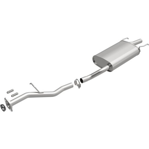 BRExhaust Direct-Fit Steel 1.75 Inch Muffler 108-0099 Mufflers, Direct-Fit, in. Inlet/Outlet, Steel, Aluminized, for use on Honda®, 2.2L, Each