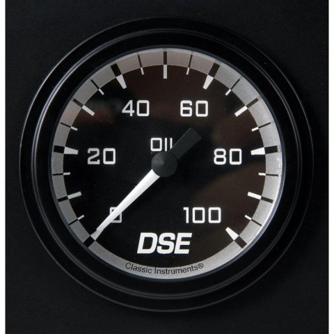 Detroit Speed Inc Gauges 120401 Gauges, DSE 6 Gauge Set Full Sweep GM Sending Units Included Speed, Matte Black