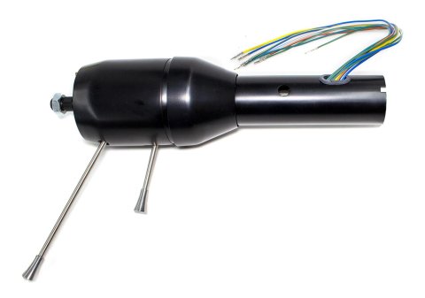 EPAS Performance Steering Columns 1120550051 Column, Modified, Tilt, Floor Shift, Steel, Black Powdercoated, Chevrolet, Bel Air, Each