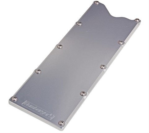 Hamburger's Performance LS Lifter Valley Covers 1103 Plate, Aluminum, Red Anodized, GM, LS, Each
