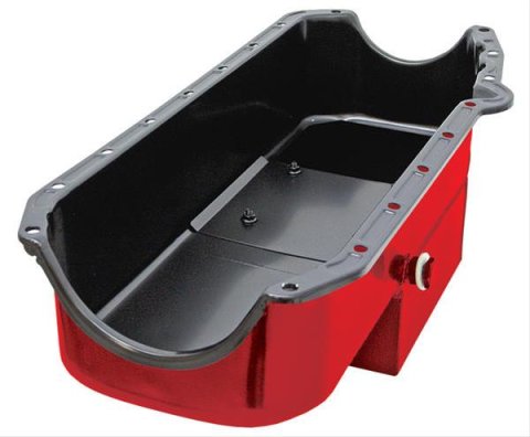 Hamburger's Performance Street Oil Pans 1171 SB CHEVY CIRCLE TRACK CLAIMER OIL PAN 283-400 8QT DRIVERS SIDE DIPSTICK