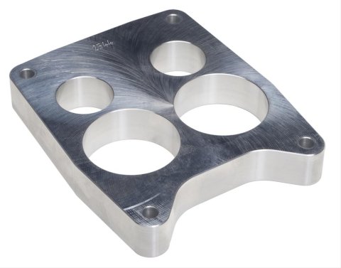 Hamburger's Performance 1 Inch Carburetor Spacer 2544 Spacer, Aluminum, in. Thick, Ported, 4-Barrel, Spread Bore, Each