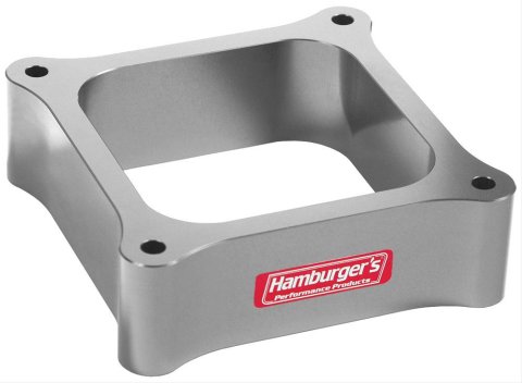 Hamburger's Performance 2 Inch Carburetor Spacer 3214 Spacer, Aluminum, in. Thick, Open, Dominator, Each