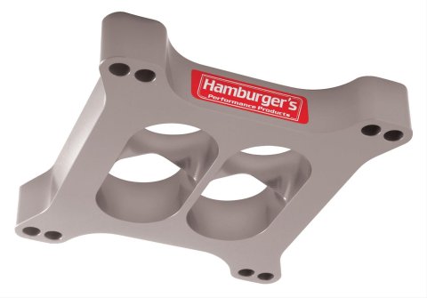 Hamburger's Performance Torque Flow CNC 1 Inch Carburetor Spacer 3219 Spacer, Flow, in. Thick, Dual Plane, Sq. Bore, 4 x 1.6875 in. Bores Taper to 2 x Oval 3.5 x 1.6875 in. Ports, Aluminum, Clear,Each