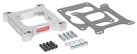 Hamburger's Performance Carburetor Adapters 3220 Adapter, 4-Hole Type, Square Bore to Spread Bore Manifold, 1.0 in. Thick, Each
