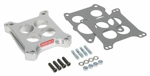 Hamburger's Performance Carburetor Adapters 3224 Adapter, 4-Hole Type, Square Bore to Spread Bore Manifold, 0.875 in. Thick, Each