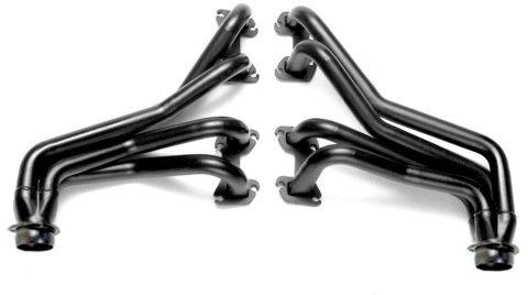 Hedman Street Headers 39800 Headers, Street, Long Tube, Steel, Temporary Paint, Right Hand Drive, Land Rover, 3.5L, 3.9L, Pair