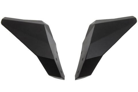 ICON Impact Off-Road Armor Bumper End Plates 25153 Ends, Front Full Width Wings, 18-Up Jeep JL / 20-Up JT