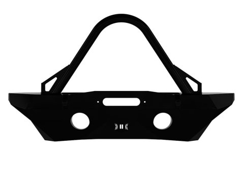 Icon Impact Off-Road Armor Pro Series Front Bumpers 25233 Bumper, Front, Mid Width Recessed Winch mount w/ Stinger & Tabs, 07-18 JK