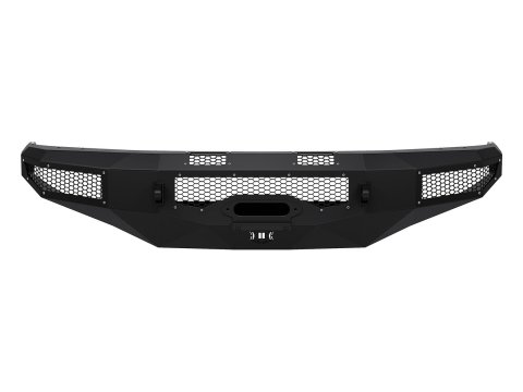 Icon Impact Off-Road Armor Pro Winch Front Bumpers 66200 Bumper, Winch, Front, Fabricated, Steel, Black, Ford, Each