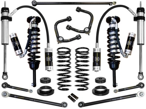 ICON Vehicle Dynamics Suspension Leveling & Lift Kits K53176T 03-09 GX470 0-3.5" STAGE 6 SUSPENSION SYSTEM W TUBULAR UCA