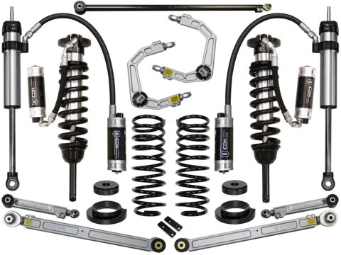 ICON Vehicle Dynamics Suspension Leveling & Lift Kits K53177 03-09 GX470 0-3.5" STAGE 7 SUSPENSION SYSTEM W BILLET UCA