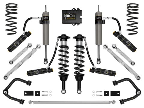 Icon Vehicle Dynamics Stage 12 Suspension Lift Kits for 2023-2024 SEQUOIA - K53242T Kit, Coil Springs With Shocks, 12, 1.00-3.500 in. lift, Front, 0.00-3.00 in. lift, Rear,Toyota, Kit