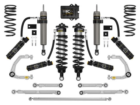 ICON Vehicle Dynamics - Suspension Leveling & Lift Kits for 2023-2024 SEQUOIA K53253S 23-24 3-4.25" STAGE 3 3.0 SUSPENSION SYSTEM BILLET (TRD)