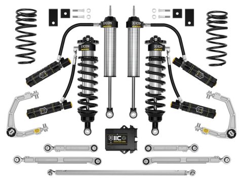 ICON Vehicle Dynamics - Suspension Leveling & Lift Kits for 2023-2024 SEQUOIA K53254S 23-24 3-4.25" STAGE 4 3.0 SUSPENSION SYSTEM BILLET (TRD)