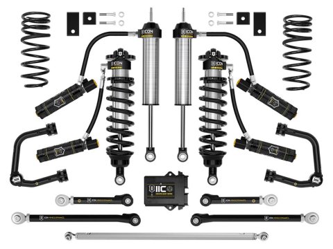 ICON Vehicle Dynamics - Suspension Leveling & Lift Kits for 2023-2024 SEQUOIA K53254TS 23-24 3-4.25" STAGE 4 3.0 SUSPENSION SYSTEM TUBULAR (TRD)