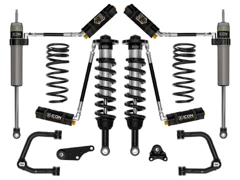 ICON Vehicle Dynamics Suspension Leveling & Lift Kits K53295TX 24 TACOMA 1.25-3" STAGE 5 SUSPENSION SYSTEM TUBULAR OVERLAND REAR COILS