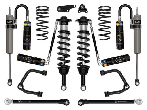 ICON Vehicle Dynamics - Suspension Leveling & Lift Kits for 2024 TACOMA K53299TS 24 1.25-3" STAGE 9 SUSPENSION SYSTEM TUBULAR WITH TRIPLE RATE SPRING