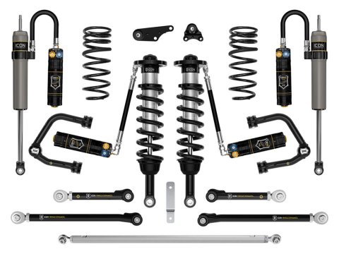 ICON Vehicle Dynamics - Suspension Leveling & Lift Kits for 2024 LAND CRUISER K53369TD SUSPENSION SYSTEM 24 250 SERIES 1.25-3" LIFT STAGE 9 CDXS TUBULAR