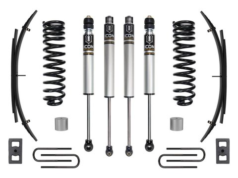 ICON Vehicle Dynamics - Suspension Leveling & Lift Kits for 2023 F-250 SUPER DUTY, F-350 DUTY K62561L 23 FORD F250/F350 DIESEL 2.5" STAGE 1 SUSPENSION SYSTEM W EXPANSION PACK