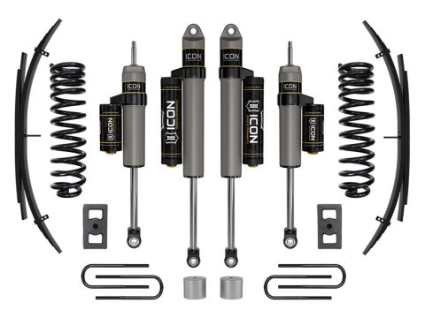 ICON Vehicle Dynamics - Suspension Leveling & Lift Kits for 2023 F-250 SUPER DUTY, F-350 DUTY K62592L 23 FORD F250/F350 GAS 2.5" STAGE 2 SUSPENSION SYSTEM W/ EXPANSION PACK