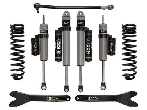 ICON Vehicle Dynamics - Suspension Leveling & Lift Kits for 2023 F-250 SUPER DUTY, F-350 DUTY K62593R 23 FORD F250/F350 GAS 2.5" STAGE 3 SUSPENSION SYSTEM W/ RADIUS ARMS