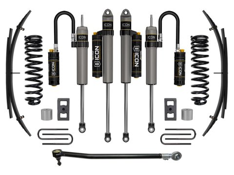 ICON Vehicle Dynamics - Suspension Leveling & Lift Kits for 2023 F-250 SUPER DUTY, F-350 DUTY K62594L 23 FORD F250/F350 GAS 2.5" STAGE 4 SUSPENSION SYSTEM W/ EXPANSION PACK