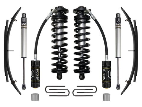 ICON Vehicle Dynamics - Suspension Leveling & Lift Kits for 2017-2023 F-250 SUPER DUTY, F-350 DUTY K63141L 17-23 FORD F250/F350 2.5-3" STAGE 1 COILOVER CONVERSION SYSTEM W/ EXPANSION PACK