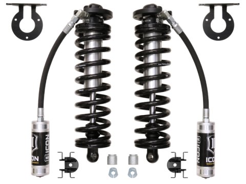 ICON Vehicle Dynamics - Suspension Leveling & Lift Kits for 2023 F-250 SUPER DUTY, F-350 DUTY K63162R 23 FORD F250/F350 2.5-3" STAGE 2 COILOVER CONVERSION SYSTEM W/ RADIUS ARMS