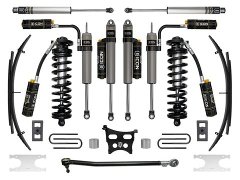 ICON Vehicle Dynamics - Suspension Leveling & Lift Kits for 2023 F-250 SUPER DUTY, F-350 DUTY K63165L 23 FORD F250/F350 2.5-3" STAGE 5 COILOVER CONVERSION SYSTEM W/ EXPANSION PACKS