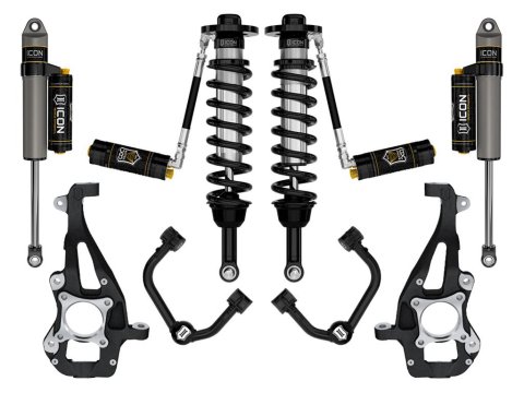 ICON Vehicle Dynamics - Suspension Leveling & Lift Kits for 2021-2024 F-150 K93144T LIFT KIT W TUBULAR UCA 21-23 FORD F150 4WD 3.5-4.5"STAGE 4 SUSPENSION SYSTEM W TUBULAR UCA