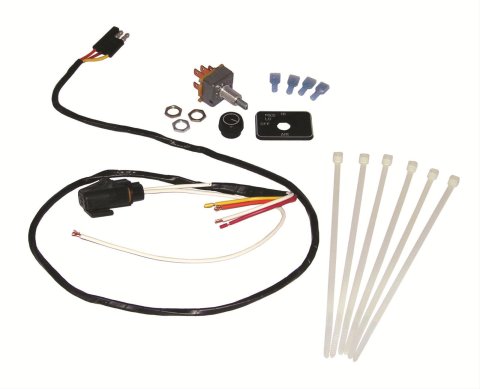 Maradyne Heater Switch Kits H-5670004 Switch, Fan Type, Rotary, Constant, Steel/Plastic, Black/White, Labeled, Wiring, Kit