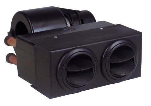 Maradyne Durango Auxiliary Heaters HF-100012-M Heaters, Durango, Under Dash, Compact, Hydronic, with 2-Speed Switch/Bezel and Mount Bracket, Single Scroll Blower, 12 VDC, ABS, Black, Each
