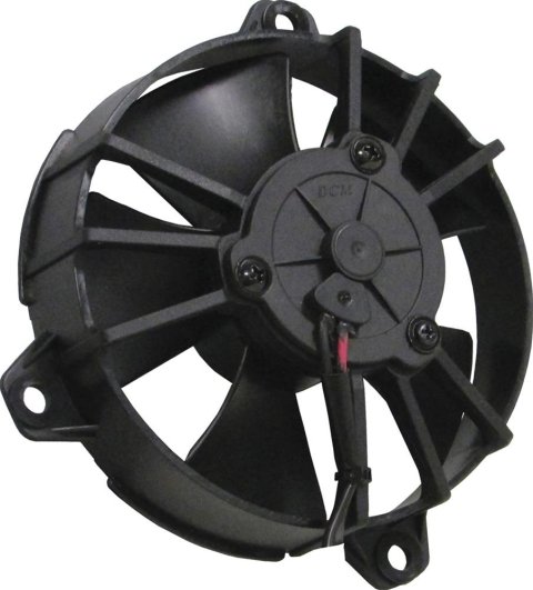 5.2 Inch 315 CFM Maradyne Champion Series Electric Fan M059K Fan, Series, Electric, Single, 5.20 in. Diameter, cfm, 12 V, Puller, Black Plastic, Each
