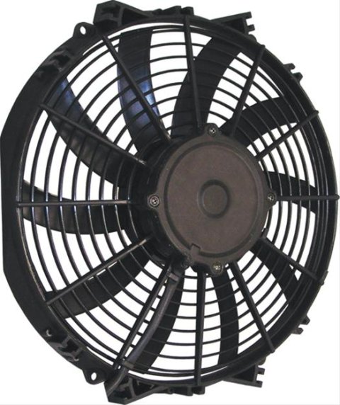 12 Inch 1,595 CFM Maradyne Champion Series Electric Fan M122K Fan, Series, Electric, Single, 12.0 in. Diameter, 1,565 cfm, V, Puller/Pusher, Black Plastic, Each