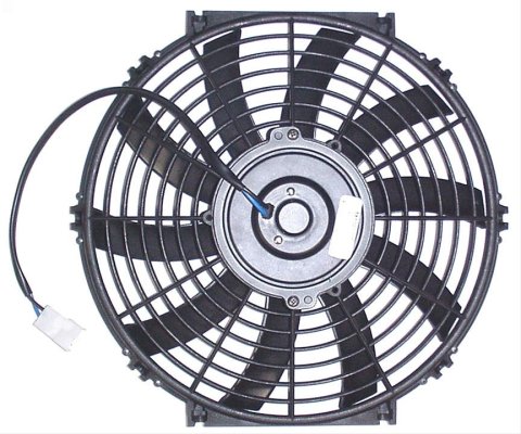 11 Inch 718 CFM Maradyne Challenger Series Electric Fan MC119K Fan, Series, Electric, Single, 11.0 in. Diameter, cfm, 12 V, Puller/Pusher, Black Plastic, Each