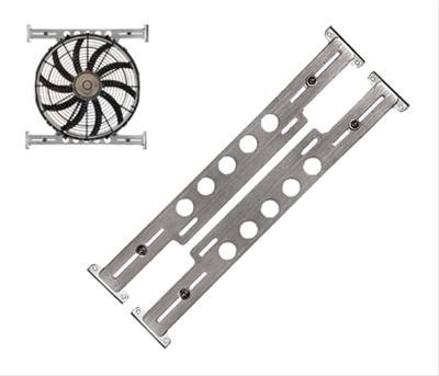 Maradyne Electric Fan Mounting Brackets MFA105 Brackets, Aluminum, Natural, Kit