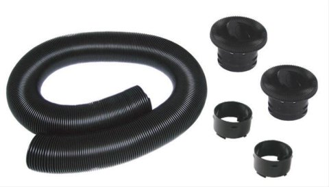 Maradyne Heater Plumbing Kits MFA127 Louver kit - (2) 2" round louvers w/mounting brackets and flexhose