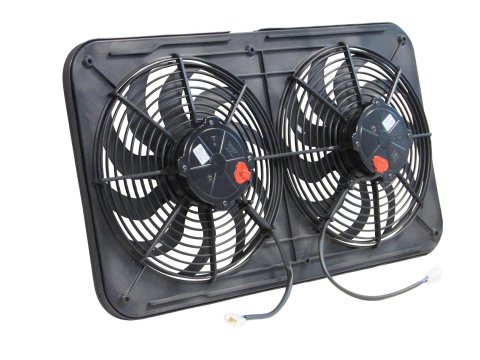 12 Inch 3,400 CFM Maradyne Jetstreme II Fan MJS22KPS Electric Fans, Platinum Supreme, Dual in. Diameter, Puller, Each