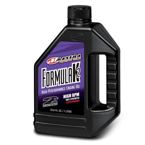Maxima Formula K2 Oil 22916 Motor Oil, K2, Powersports, Synthetic, 16 oz., 2-Cycle, Each