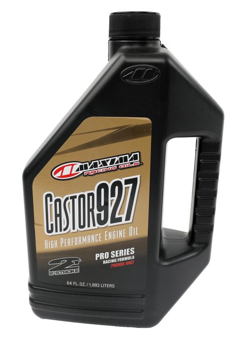 Maxima Castor 927 Pre-Mix Lubricant 23964 Motor Oil, 927, Pre-Mix, Powersports, Mineral, 64 oz., 2-Cycle, Each