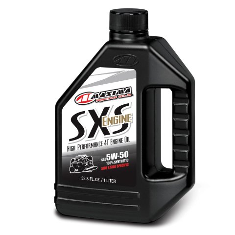 5w50 Maxima SXS Synthethic Engine Oil 30-18901 Oil, SXS, 5W50, 1 Liter, Each