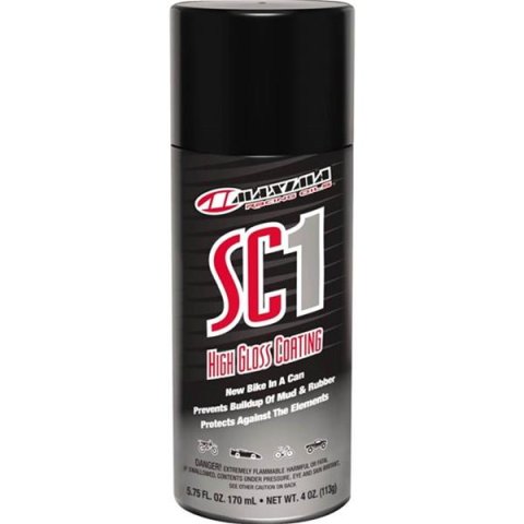 Maxima SC1 Silicone High Gloss Coating 78904 Liquid Protectant, SC1, Detailer, Gloss, Water Resistant, 4 oz., Aerosol, Spray, Repels Dirt and Debris, Each