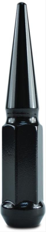 Metal Lugz Spiked Lug Nuts 7008K8-BLK Nuts, Spiked, Locking, Conical Seat, Standard, Steel, Black, 9/16-18 RH in. Thread Size, Set of 32