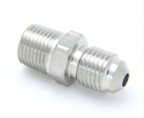 Nitrous Outlet AN to NPT Adapter Fittings 00-01151-B Fitting, Adapter, NPT, Straight, Aluminum, Nickel Plated, -3 AN, 1/8 in. NPT, Each