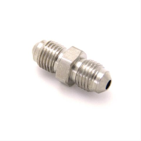 Nitrous Outlet Couplers 00-01600-B Fitting, Coupler, Union, AN to AN, Straight, Aluminum, Nickel Plated, -3 AN, -3 AN, Each