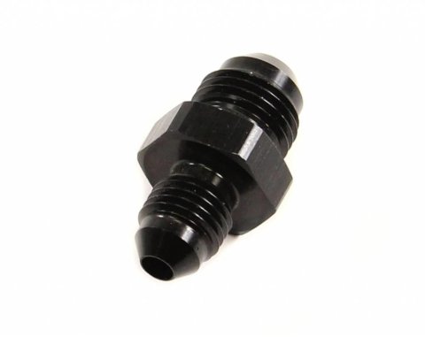 Nitrous Outlet AN Fittings 00-01605 Universal Fittings, 6AN x 4AN Union Reducer Fitting - Male/Male (BLACK)