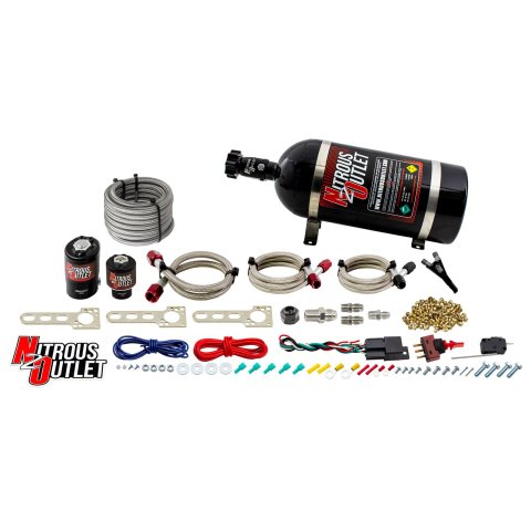 Nitrous Outlet EFI Single Nozzle Systems 00-10000-10 GM System (10lb Bottle)