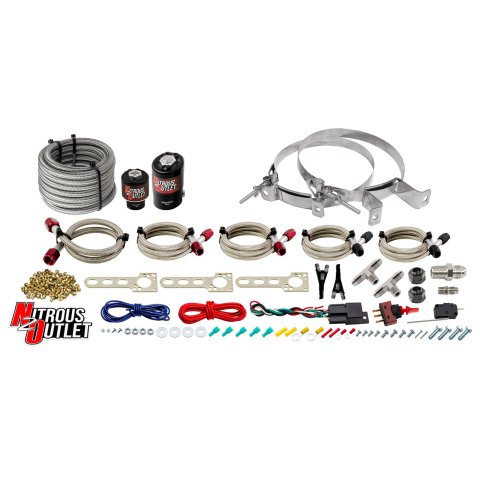 Nitrous Outlet EFI Dual Nozzle Systems 00-10002-00 GM System (No Bottle)